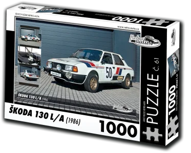 Puzzle č. 61 Škoda 130 L/A (1986) 1000 dílků
