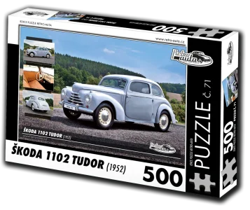 Puzzle č. 71 Škoda 1102 TUDOR (1952) 500 dílků