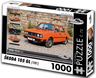 Puzzle č. 72 Škoda 105 GL (1981) 1000 dílků