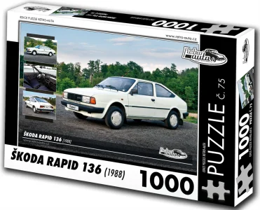 Puzzle č. 75 Škoda RAPID 136 (1988) 1000 dílků