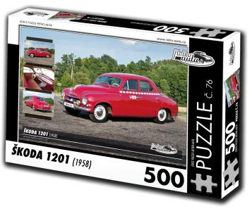 Puzzle č. 76 Škoda 1201 (1958) 500 dílků