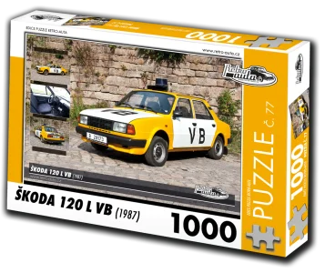 Puzzle č. 77 Škoda 120 L VB (1987) 1000 dílků