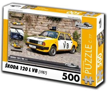 Puzzle č. 77 Škoda 120 L VB (1987) 500 dílků