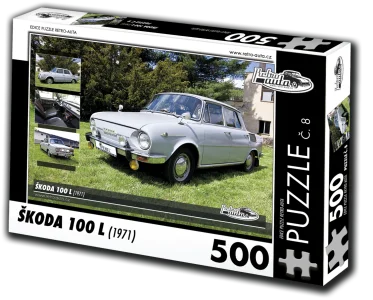 Puzzle č. 8 Škoda 100 L (1971) 500 dílků