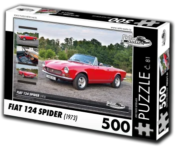 Puzzle č. 81 Fiat 124 SPIDER (1973) 500 dílků