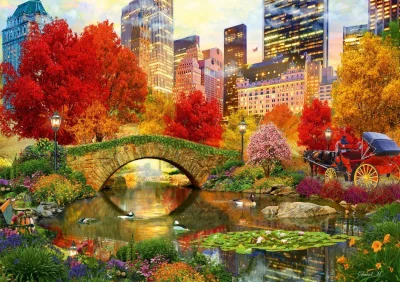 Puzzle Central park v New Yorku 4000 dílků