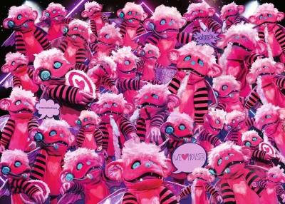 Puzzle Challenge: Masked Singer Monster 1000 dílků
