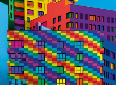 Puzzle ColorBoom: Squares 500 dílků