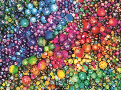 Puzzle ColorBoom: Nádherné kuličky 1000 dílků