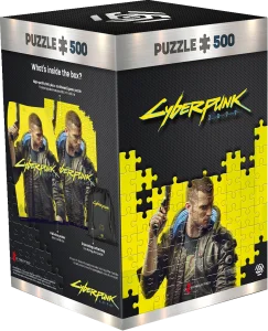 Puzzle Cyberpunk 2077 - Keyart male V (muž) 500 dílků