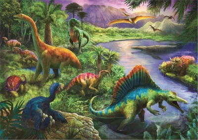 Puzzle Dinosauři 200 dílků