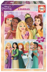 Puzzle Disney princezny 2x100 dílků