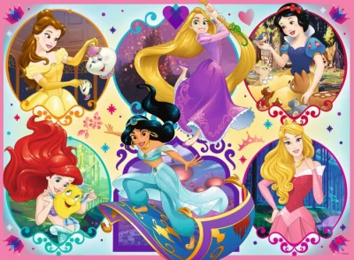 Puzzle Disney princezny: Buď silná, buď svá XXL 100 dílků