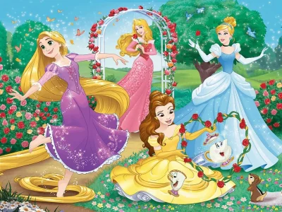 Puzzle Disney princezny: Být princeznou 30 dílků
