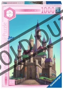 Puzzle Disney princezny: Hrad princezny Aurory 1000 dílků