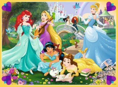Puzzle Disney princezny: Odvážný sen XXL 100 dílků