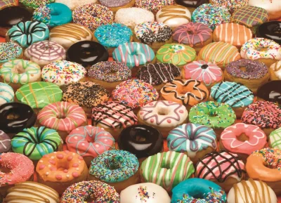 Puzzle Donuty (Americké koblihy) 1000 dílků