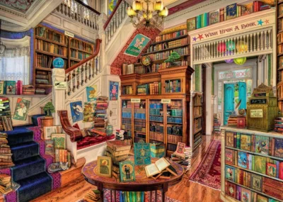 Puzzle Fantastické knihkupectví 1000 dílků