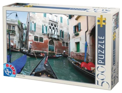 Puzzle Gondola na kanále 500 dílků