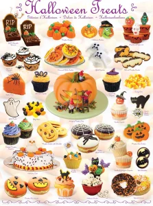 Puzzle Halloweenské sladkosti 1000 dílků