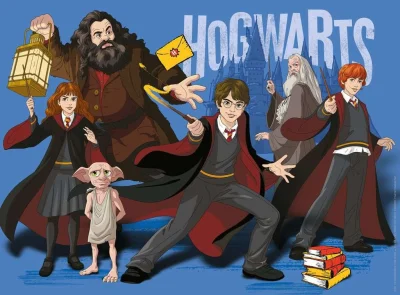 Puzzle Harry Potter a kouzelníci XXL 300 dílků
