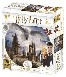 Puzzle Harry Potter: Bradavická škola čar a kouzel 3D 500 dílků