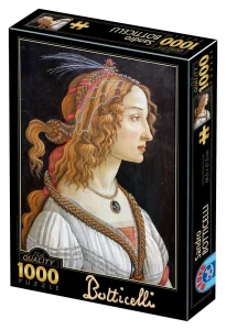Puzzle Idealizovaný portrét dámy 1000 dílků