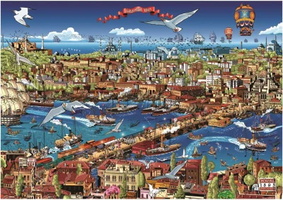 Puzzle Istanbul 1895, 3000 dílků