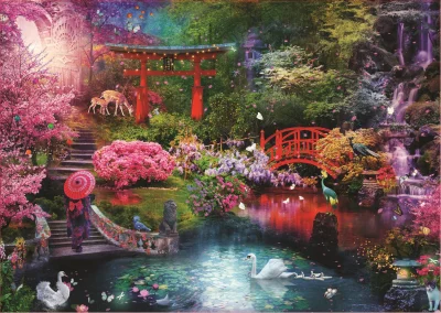 Puzzle Japonská zahrada 3000 dílků