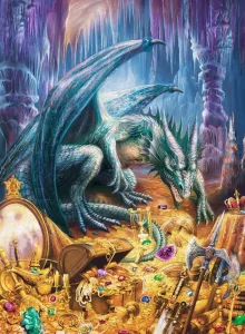Puzzle Jeskynní drak XXL 100 dílků