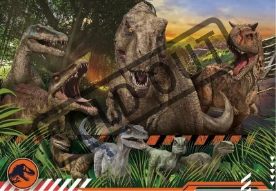 Puzzle Jurský svět: Křídový kemp - dinosauři 104 dílků