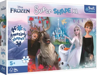 Puzzle Super Shape XL Ledové království 2: Ve světě Anny a Elsy 104 dílků