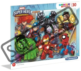 Puzzle Marvel Super Hero Adventures: Do akce 30 dílků