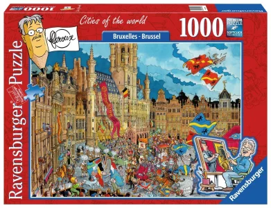 Puzzle Města světa: Brusel 1000 dílků