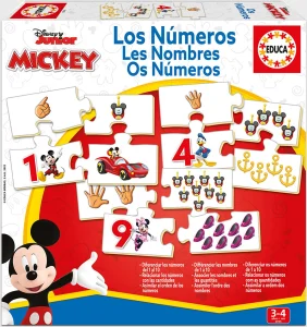 Puzzle Mickey a přátelé: Počítání 10x4 dílků