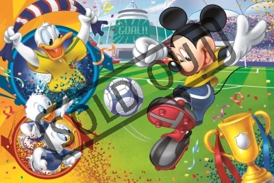Puzzle Mickey Mouse na fotbale 100 dílků