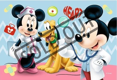 Puzzle Mickey Mouse: U lékaře 54 dílků