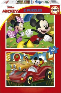Puzzle Mickey Mouse: Zábavní park 2x20 dílků