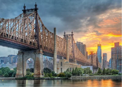Puzzle Most Queensboro v New Yorku 1000 dílků