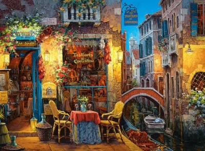 Puzzle Naše místo v Benátkách 3000 dílků