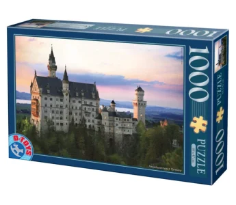 Puzzle Neuschwanstein, Německo 1000 dílků