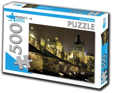 Puzzle Noční Praha 500 dílků (č.10)