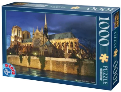 Puzzle Notre Dame, Paříž 1000 dílků