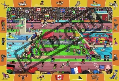 Spot & Find puzzle Olympijské hry 100 dílků