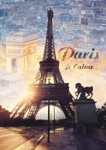 Puzzle Paříž za úsvitu 1000 dílků