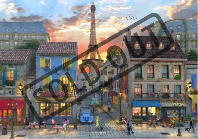Puzzle Pařížské ulice 2000 dílků