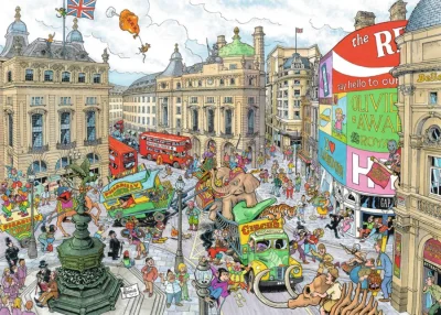 Puzzle Města světa: Londýn 1000 dílků