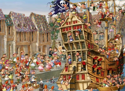 Puzzle Piráti 4000 dílků