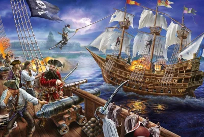 Puzzle Pirátské dobrodružství 150 dílků