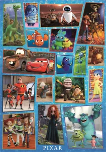 Puzzle Pixar - pohádková rodina 1000 dílků